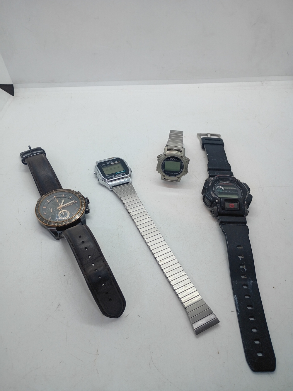 Mixed Lot Watches Casio Acqua Timex Express READ